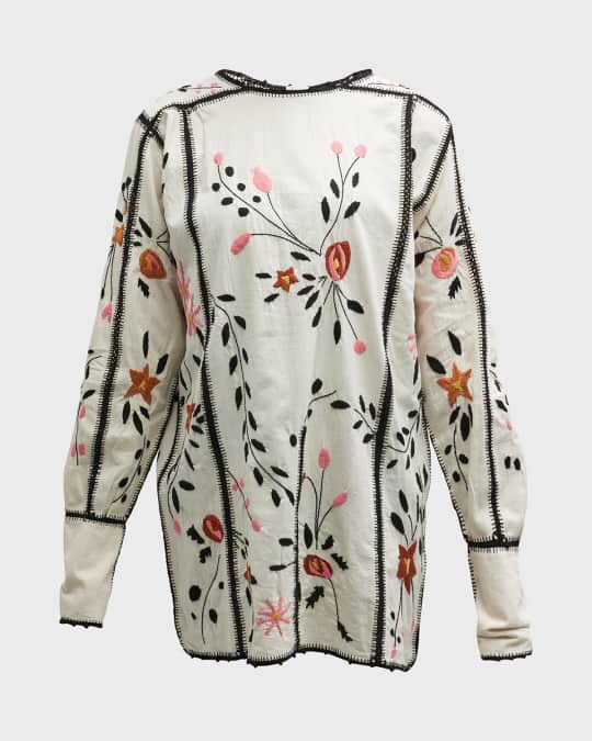 Carolina k embroidered dress best sale