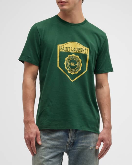 Saint laurent sales green t shirt