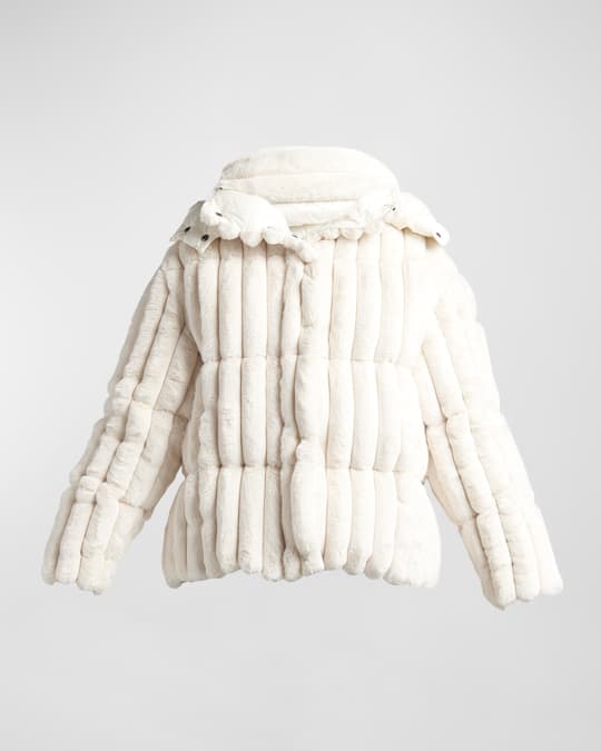 Fare Faux Fur Puffer Jacket