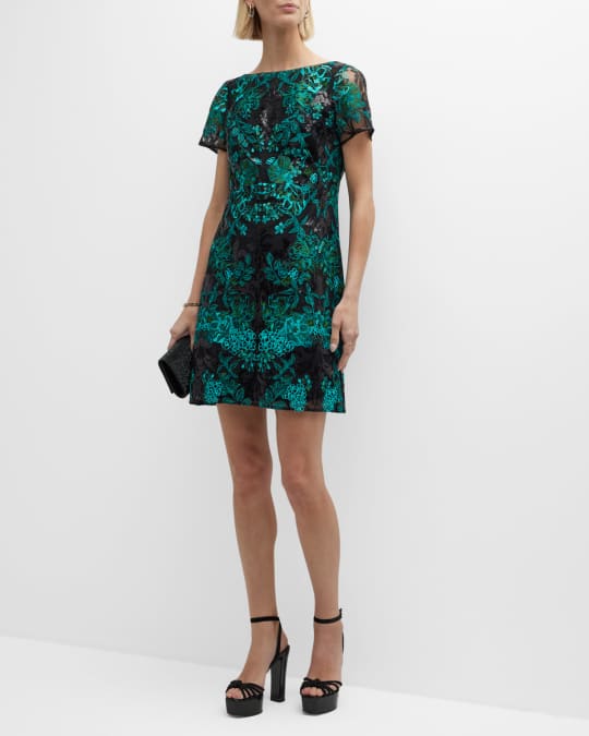 marchesa sequin dress