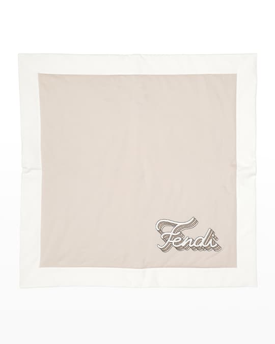 Fendi Kid's Embroidered Baby Blanket Neiman Marcus