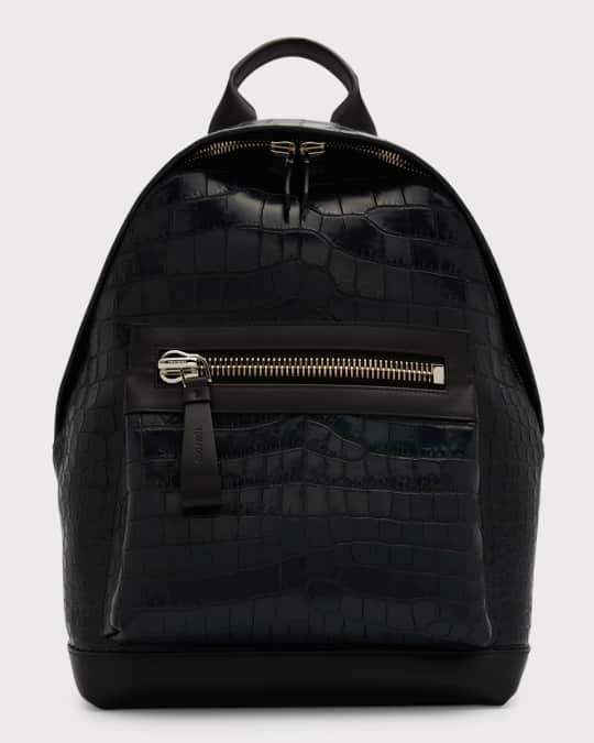 Alligator print backpack discount