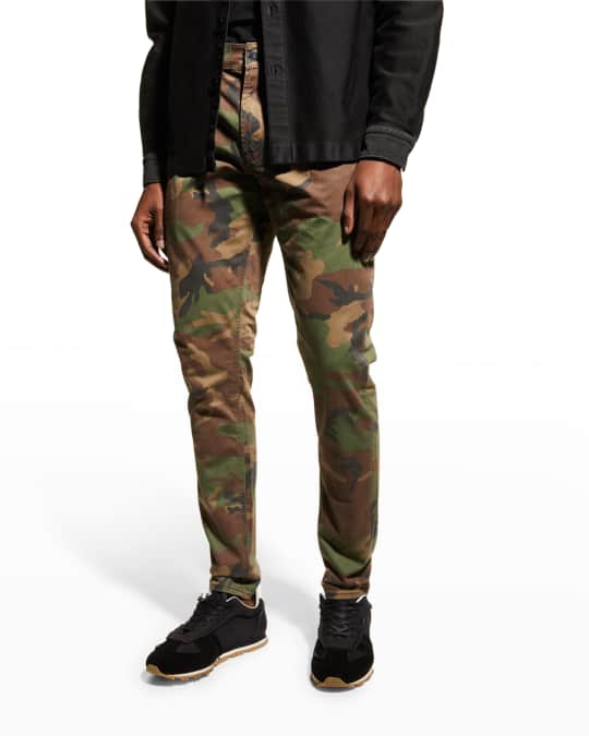 Men s Zack Camo Side Zip Skinny Jeans