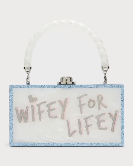 Sophia Webster Cleo Wifey for Lifey Clutch Bag Neiman Marcus