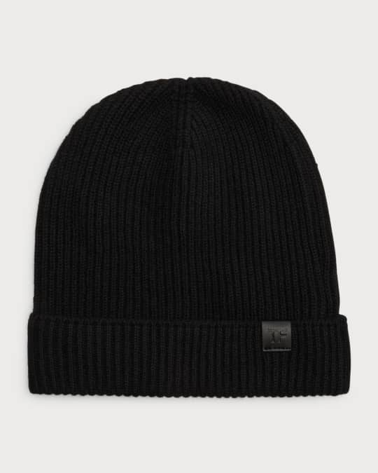 TOM FORD Men's RibKnit Cashmere Beanie Hat Neiman Marcus