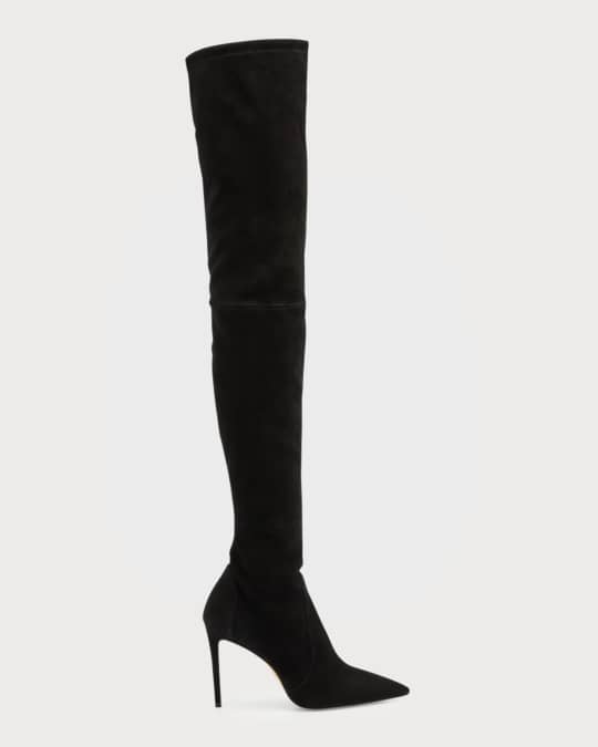 Stuart Weitzman Ultrastuart Over-The-Knee Suede Boots | Neiman Marcus