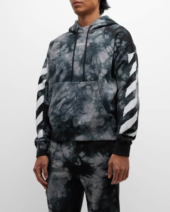 Men s Diagonal Arrow Tie Dye Skate Hoodie