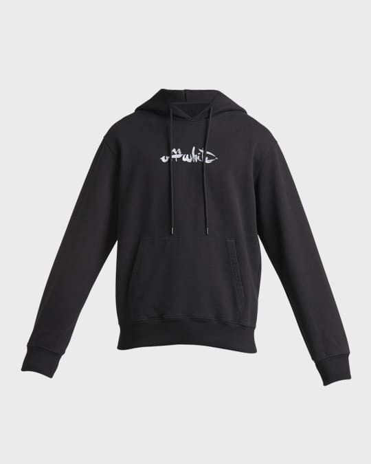 Off White Men s Paint Arrow Slim Hoodie Neiman Marcus