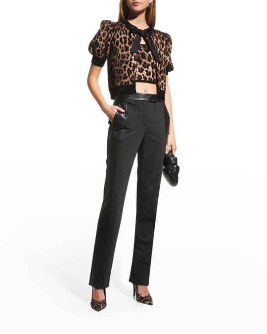 Alice and olivia cheetah sweater cheap