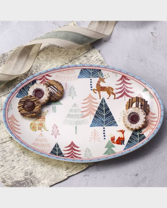 Fitz and floyd christmas store platter