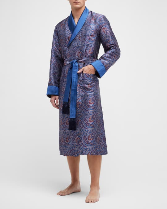 Derek Rose Men's Verona 59 Silk Brocade Robe