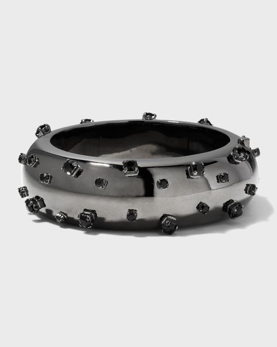 McQueen Jeweled Circular Cuff | Neiman Marcus