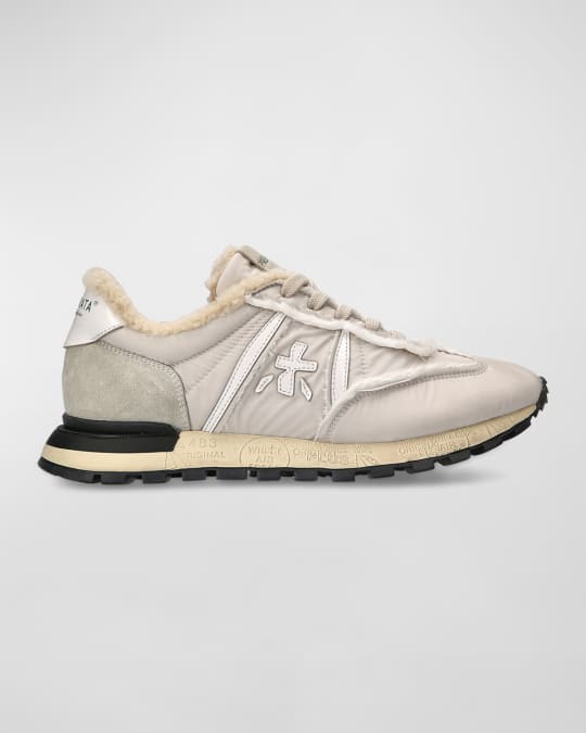 【2025A/W新作★送料無料】 Premiata John Mixed Media Low-Top Sneakers | Neiman Marcus スニーカー