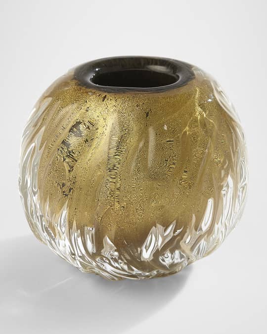 Round Swirl Vase - 5"