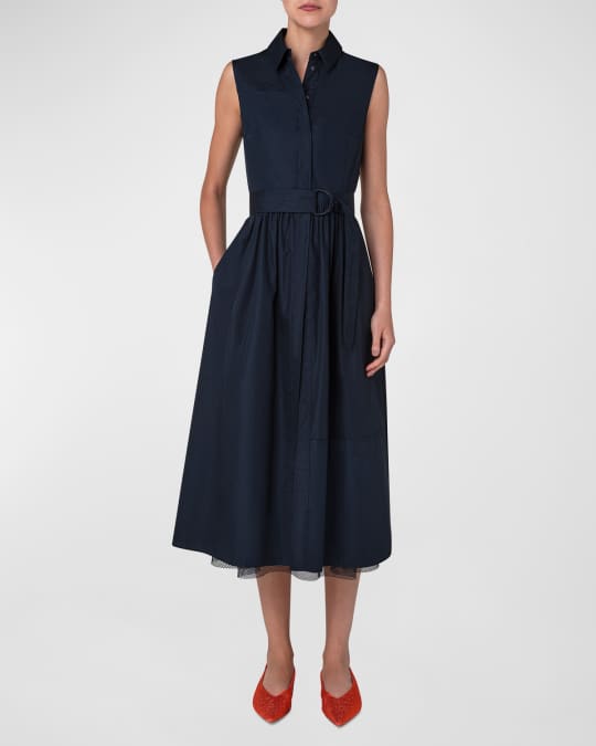 PLEATS BELT LAYERED DRESS AMERI PLEATS BELT LAYERED DRESS