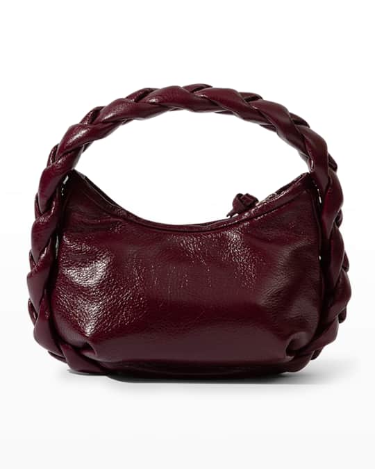 HEREU Espiga Mini Braided Leather Top-Handle Bag | Neiman Marcus