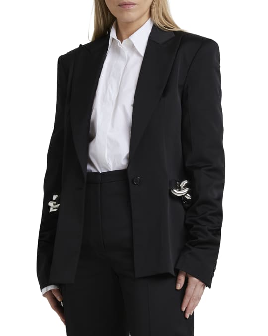 JW Anderson SingleBreasted Chain Link Blazer Neiman Marcus
