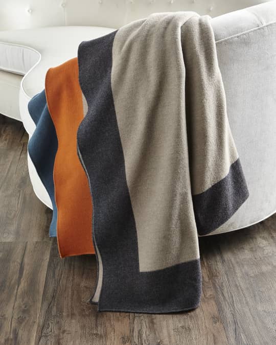 EDA Modern Frame Throw Blanket Neiman Marcus