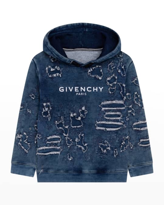 Givenchy torn hoodie discount