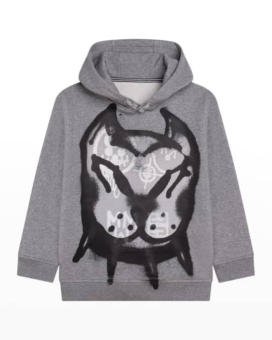 Givenchy Boy's Chito Dog Hoodie, Size 4 | Neiman Marcus