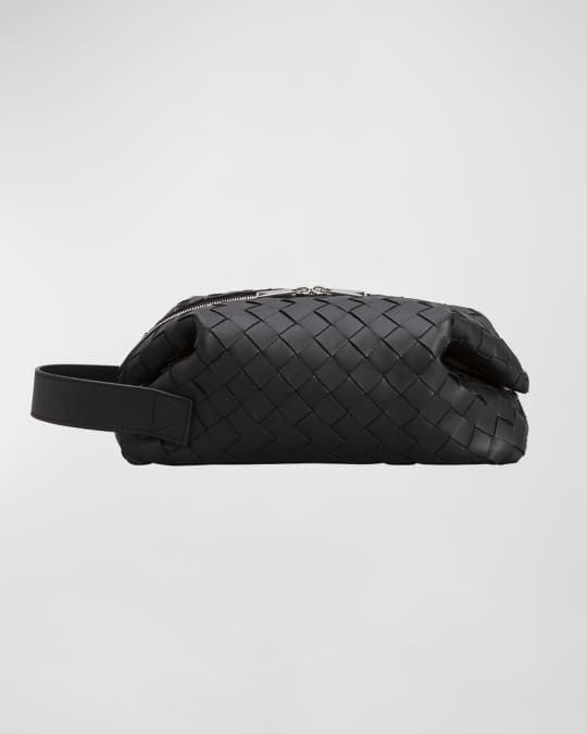 Bottega Veneta Men s Intrecciato Leather Toiletry Bag Neiman Marcus