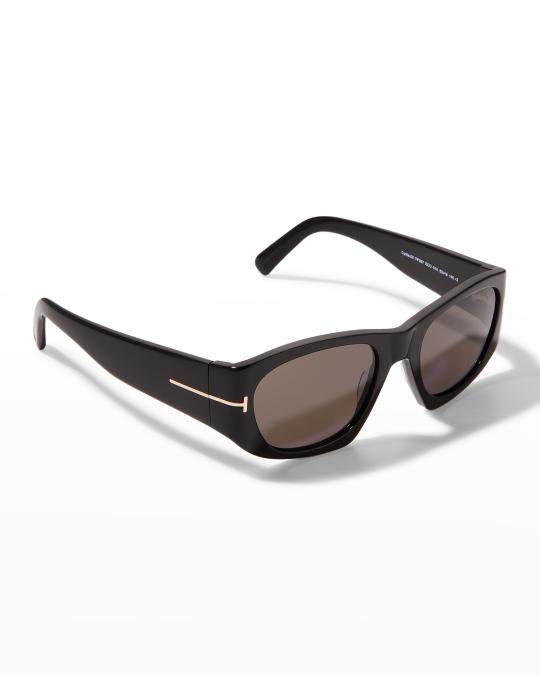 TOM FORD Cyrille 02 Square Acetate Sunglasses | Neiman Marcus display picture 3