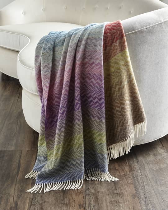 Missoni Home Bastien Wool-Blend Throw Blanket | Neiman Marcus