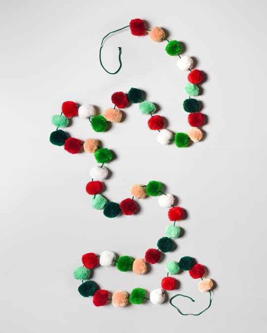 Coton Colors Christmas In The Village Pom Pom Garland Neiman Marcus
