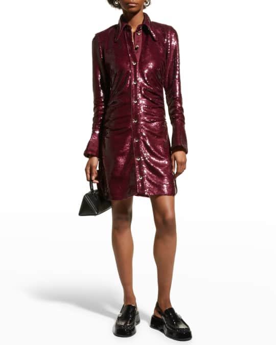 knee length dresses for ladies Ganni main image 0