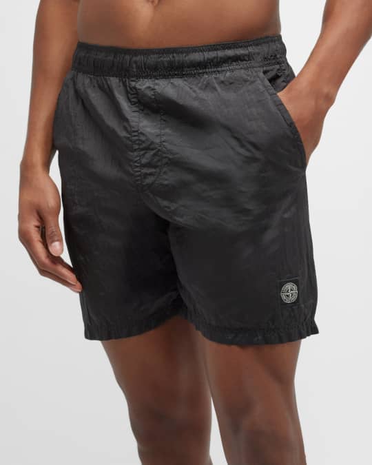 Stone Island Men's Econylon® Swim Trunks Black main image 1