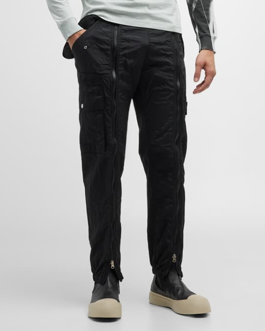 Stone Island Men s Nylon Zip Pants Neiman Marcus