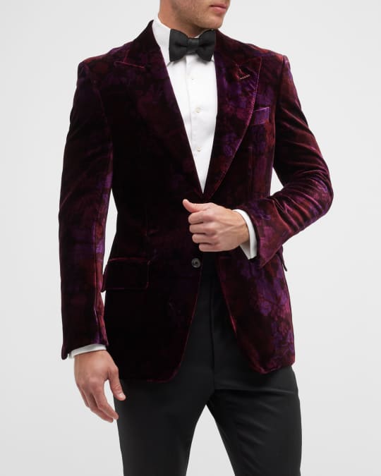 TOM FORD Men's Oriental Floral Dinner Jacket | Neiman Marcus