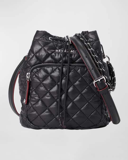 Crosby Quilted Nylon Bucket Bag