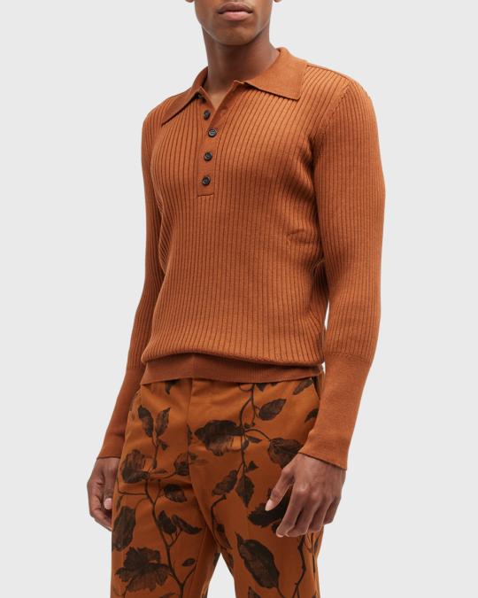 Erdem Men's Rory Ribbed Sweater | Neiman Marcus