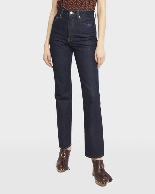 Ulla Johnson The Agnes Straight-Leg Denim Jeans | Neiman Marcus