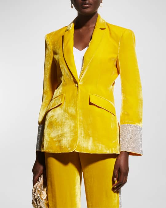 Cinq a sept velvet blazer top