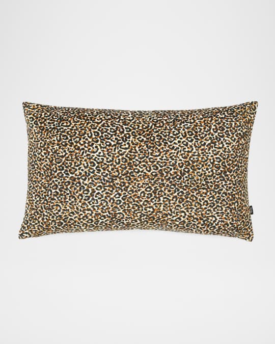 Creatures of Curiosity Rectangular Leopard Print Pillow