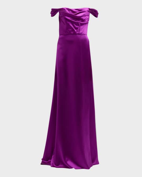 magnolia corset hi lo maxi a line dress Magnolia Sapphire Maxi | Sweetheart Gown