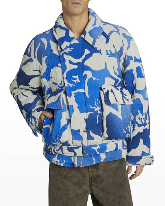 最新最全のをすべて Noten Van Dries Men's Neiman | Jacket Belted Floral Vannan ブルゾン