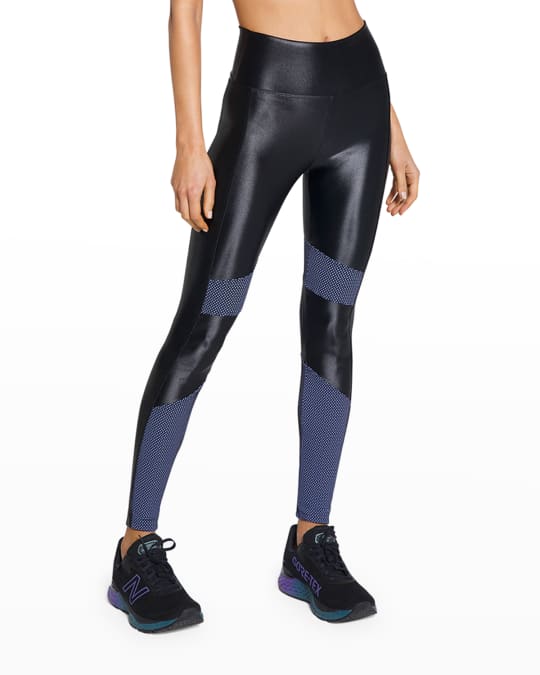 LOUIS VUITTON Shiny Insert Leggings for Women