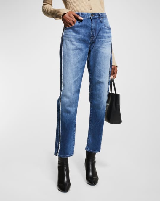 AG Jeans The Ex Boyfriend Slim Straight Released Hem Jeans