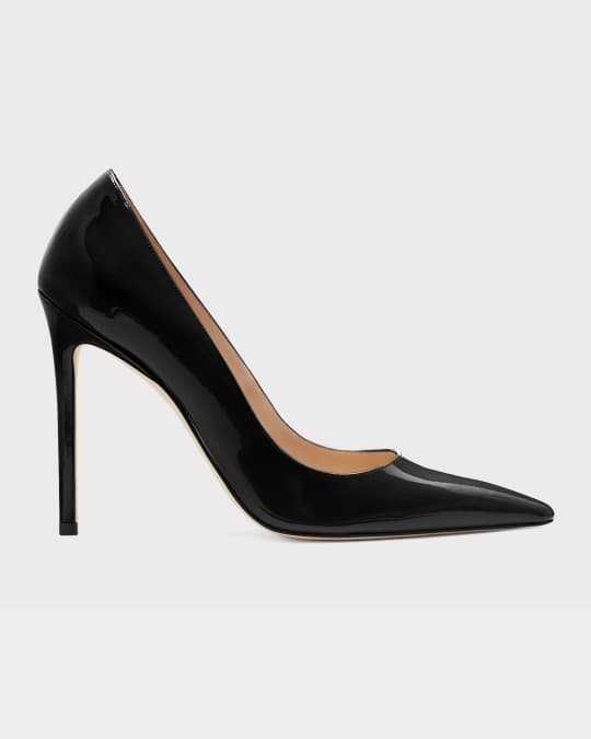 stuart weitzman royal leather stiletto pumps