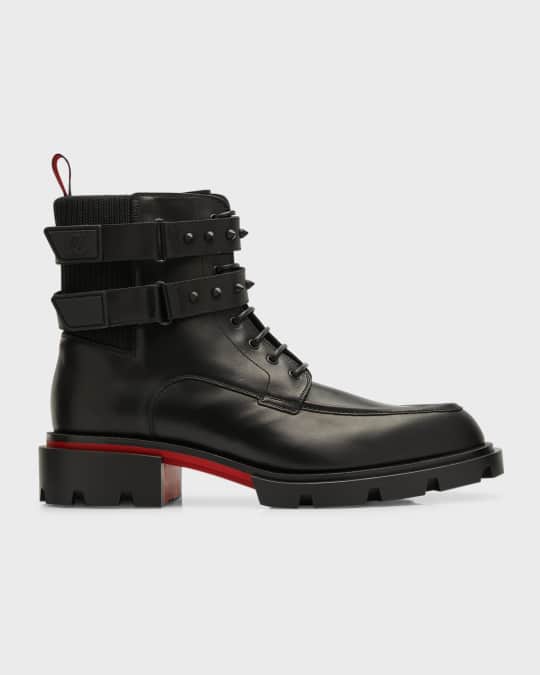 Christian louboutin biker boots top