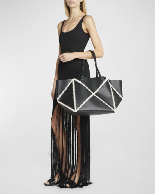 Nanushka The Origami Large Faux Leather Tote Bag Neiman Marcus