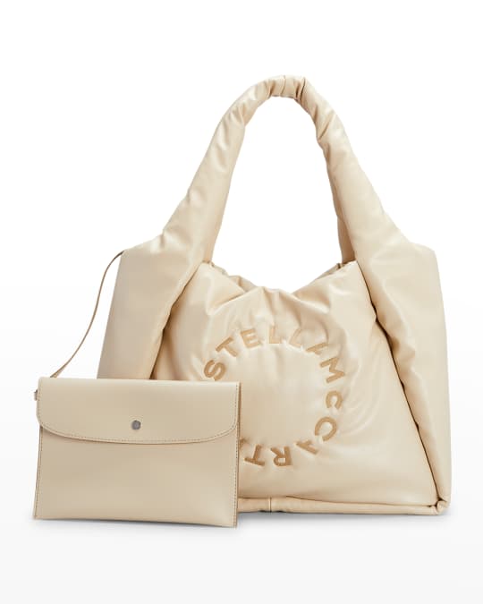 Padded Vegan Leather Tote Bag