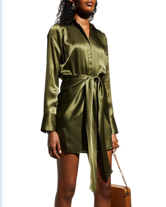Neiman marcus wrap dress online