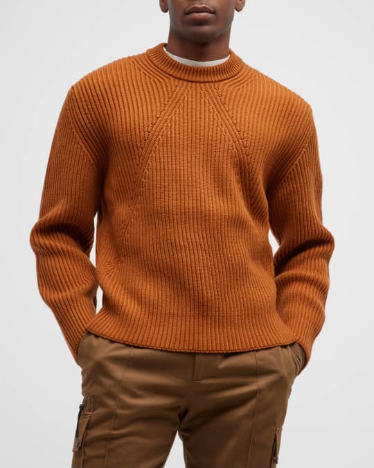 ZEGNA Men's Techmerino™ Knit Crewneck Sweater | Neiman Marcus
