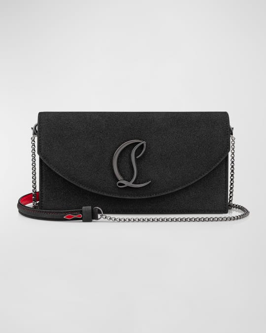 Christian louboutin black clutch bag discount