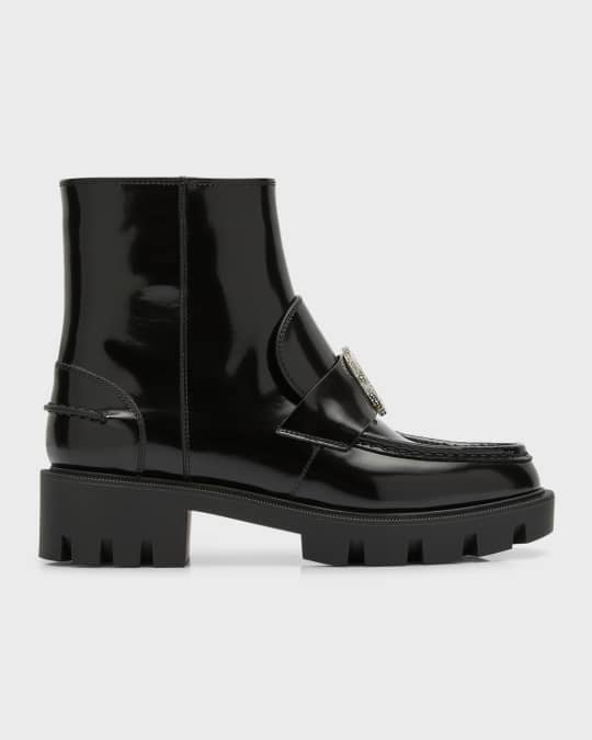 Christian louboutin moto boots discount