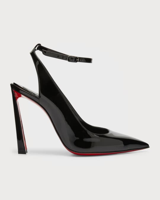 Christian Louboutin Condora Ankle Strap Red Sole Pumps Neiman Marcus